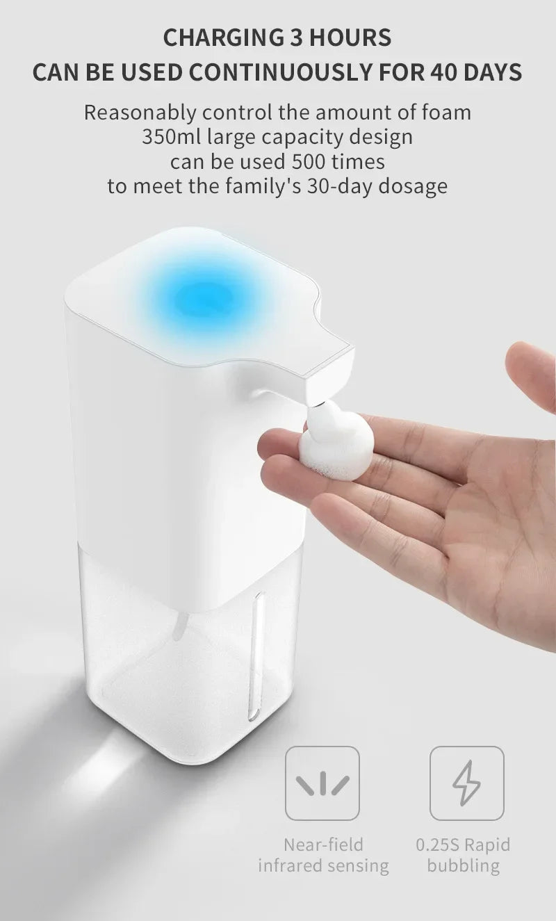Dispensador Automático de Jabón con Sensor | 350 ml