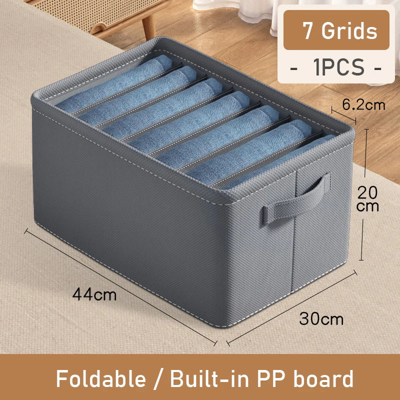Organizador Plegable para Ropa -6, 7 o 9 compartimentos