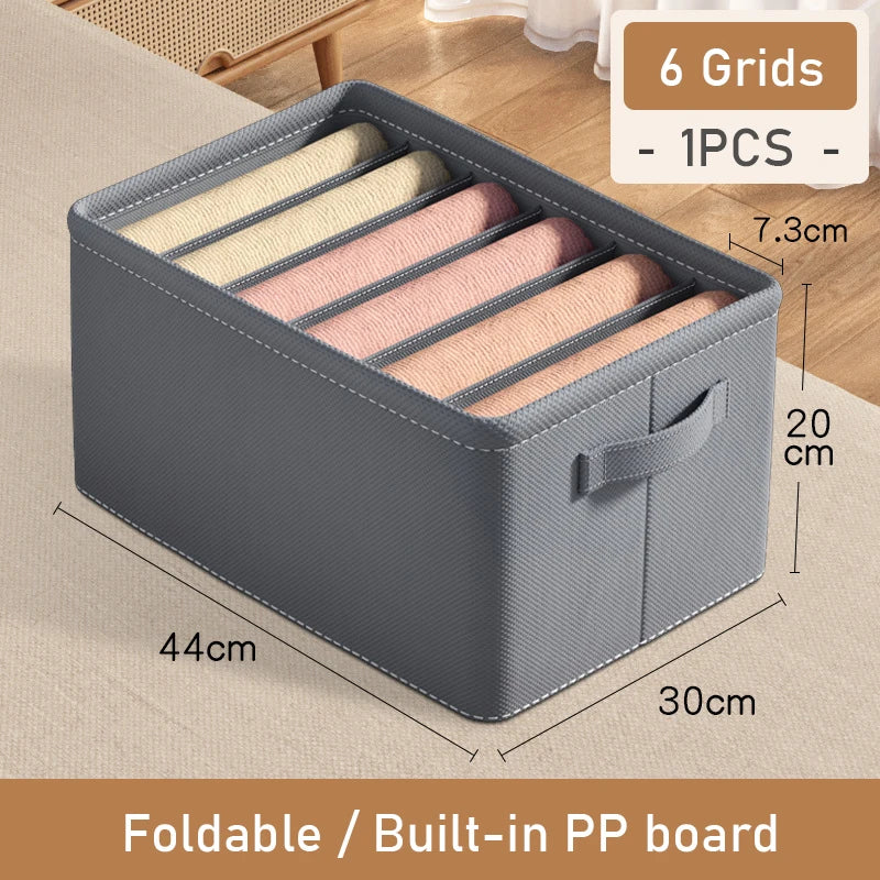 Organizador Plegable para Ropa -6, 7 o 9 compartimentos
