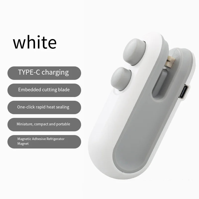 Sellador Termico Portatil 2 en 1 con cortador USB-C