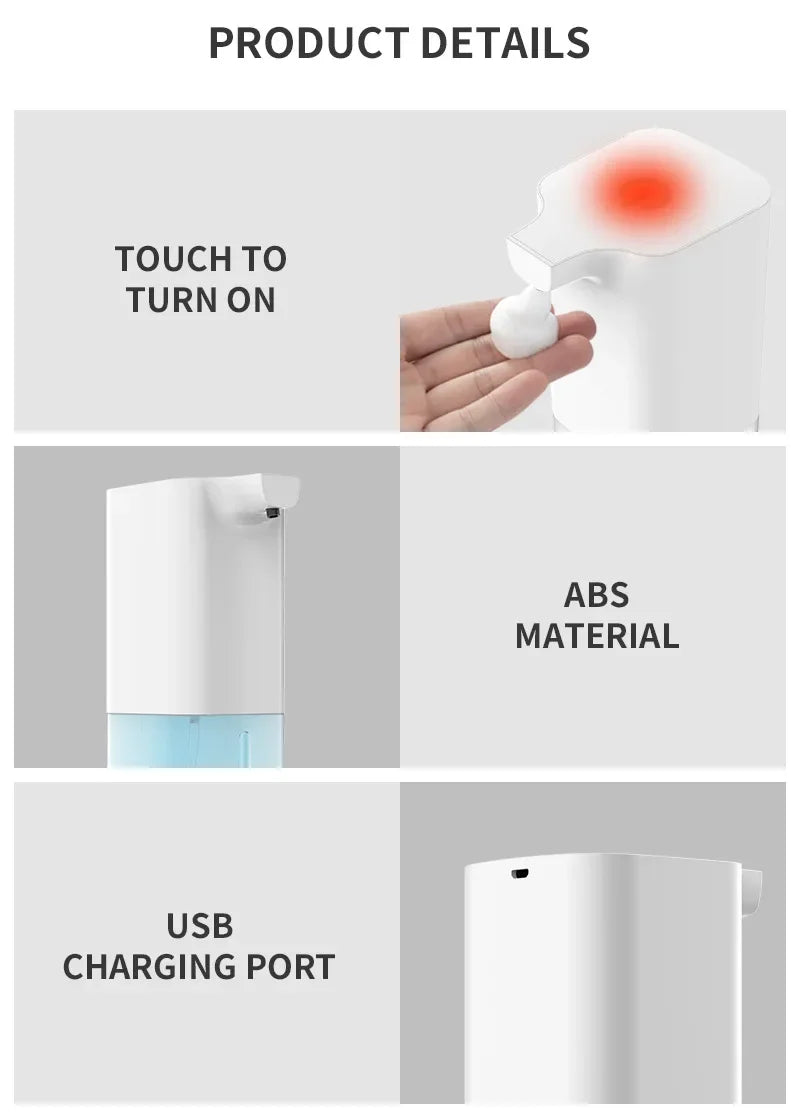 Dispensador Automático de Jabón con Sensor | 350 ml